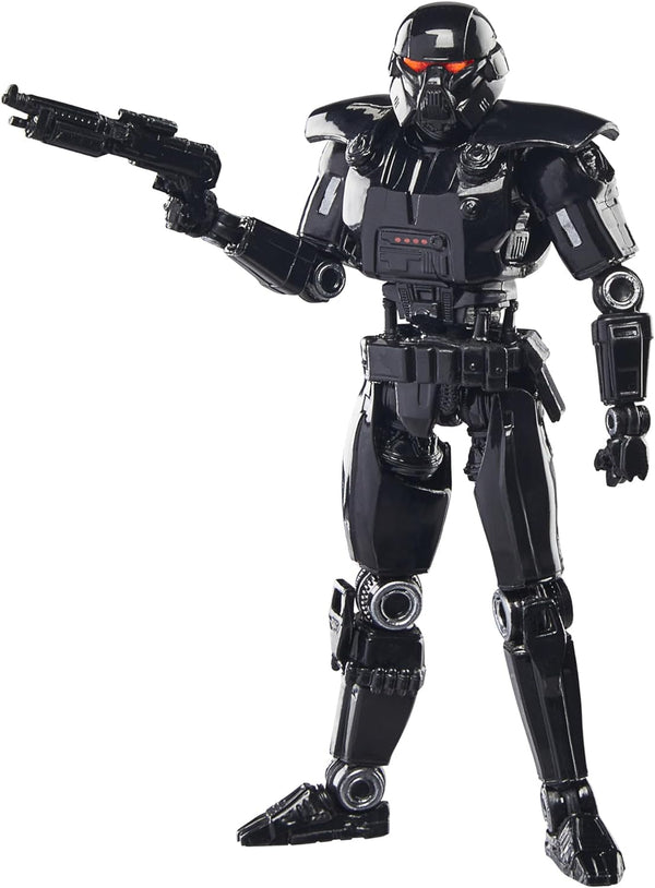 Star Wars Colecția Vintage Dark Trooper, figură de acțiune pentru a colecta Mandalorian (Scară 9.5 Cm)
