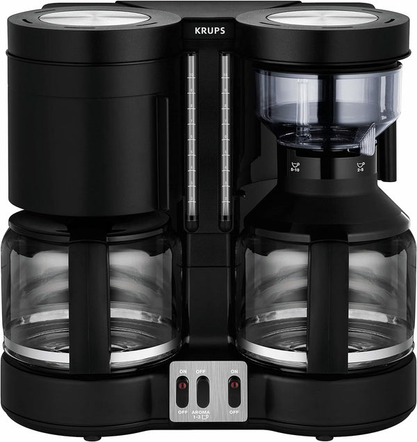 Krups KM8508 Duothek plus aparat de cafea dublu, plastic, 20 Unknown_Modifier, negru