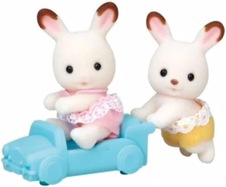 Sylvanian Families L5420 Chocolate Rabbit Twins - Figuri pentru casa de păpuși