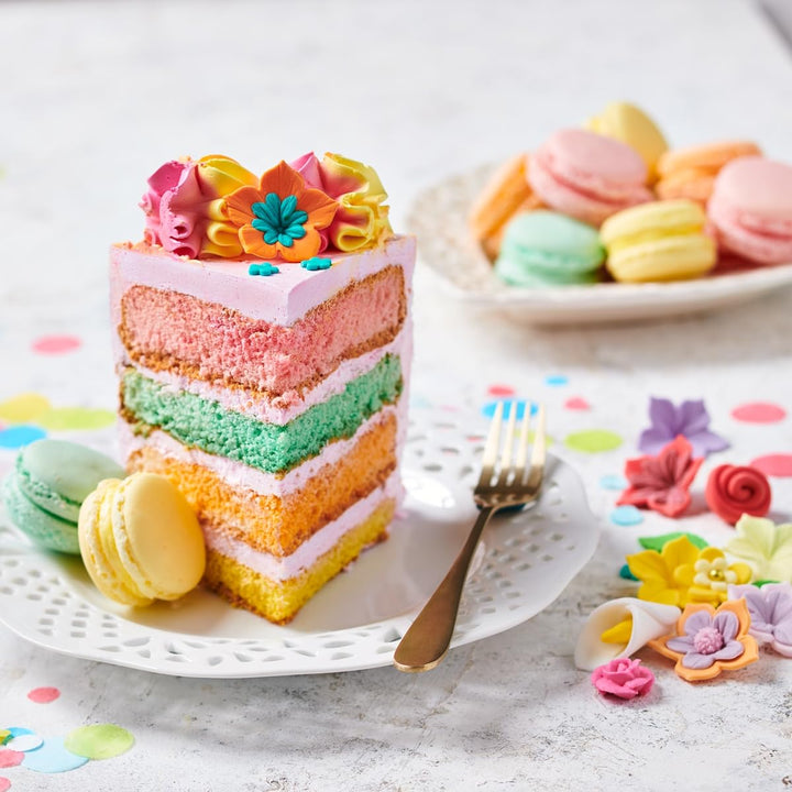 Funcakes Pastenfarben Set 8-Teilig: Konzentrierte Lebensmittelfarbe Für Teig, Sahne, Fondant, Marzipan, Teig, Modellier- Und Blütenpaste. Halal.