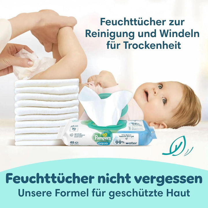 Pampers Baby Nappies mărimea 4, Premium Protection, Nappies, 174 buc. , 9Kg - 14Kg