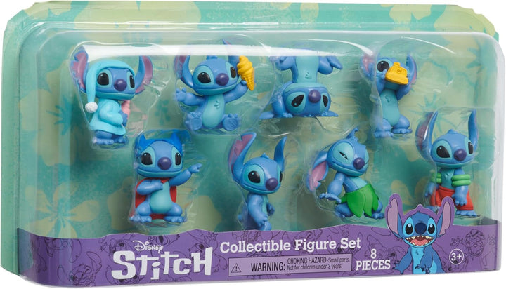 Stitch Disney's Lilo Collectible Friends set de figurine, set de 8 figurine, figurine de colecție înalte de 5 cm, jucărie pentru copii de la 3 ani de Just Play