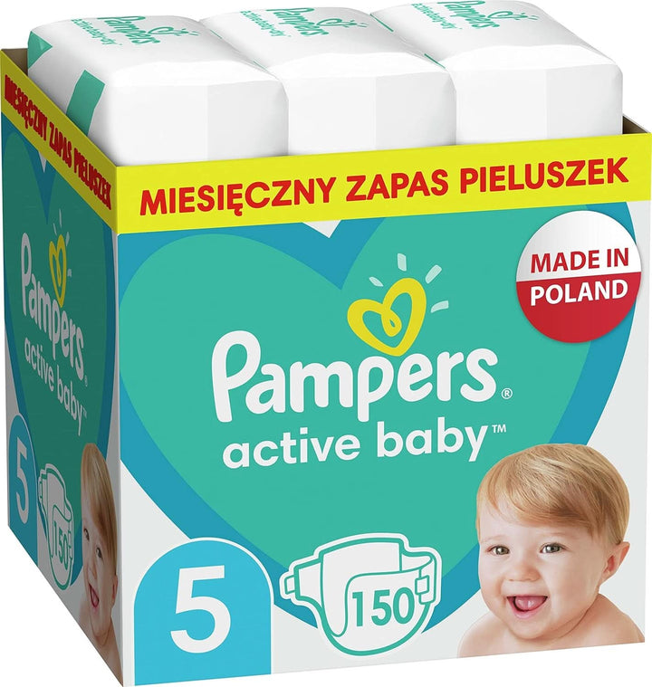 Pampers Active-Baby, Marimea 5, 150 buc