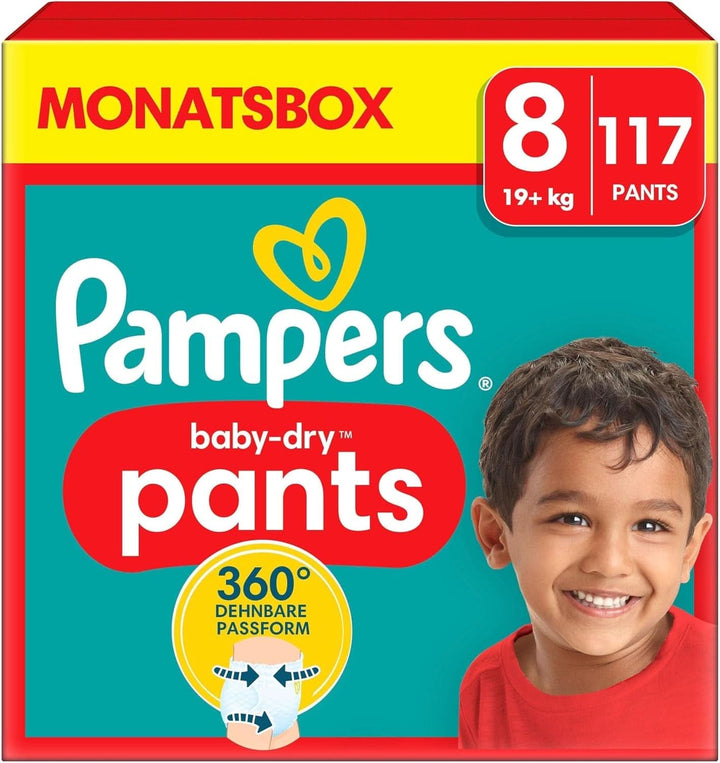 Pampers Windeln Pants Größe 5 Baby-Dry, 160 Windeln, 12Kg-17Kg, 360° Fit Hilft, Auslaufen Zu Verhindern