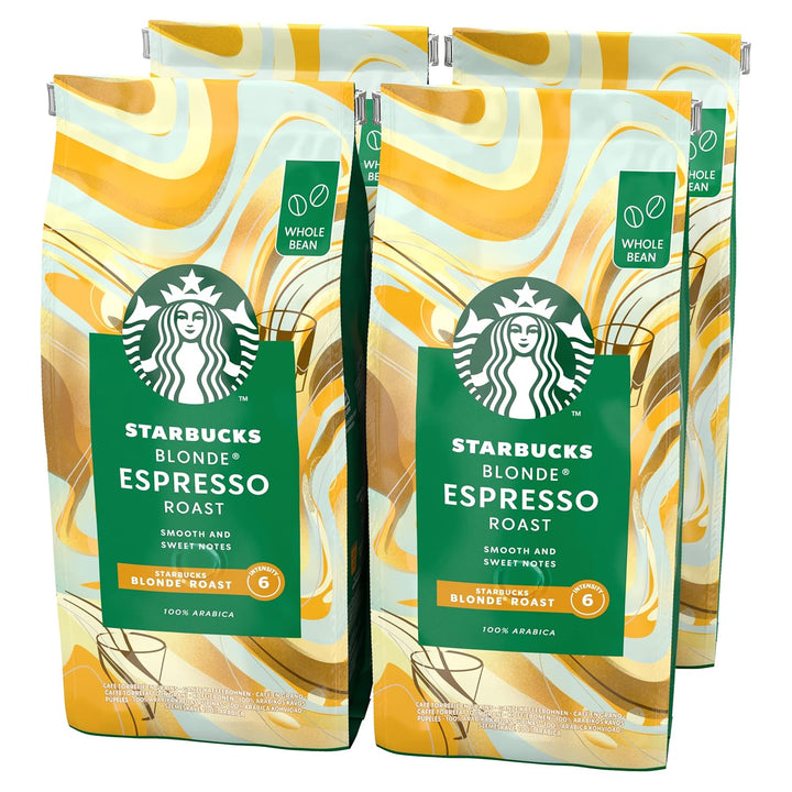 STARBUCKS Pike Place Roast, Mittlere Röstung, Ganze Kaffeebohnen 450G (4Er Pack)