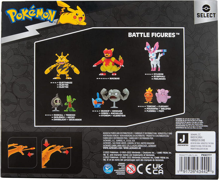 Pokémon PKW2777 - Select Development Multipacks - Glumanda, Glutexo, Glurak, Playset oficial cu figuri
