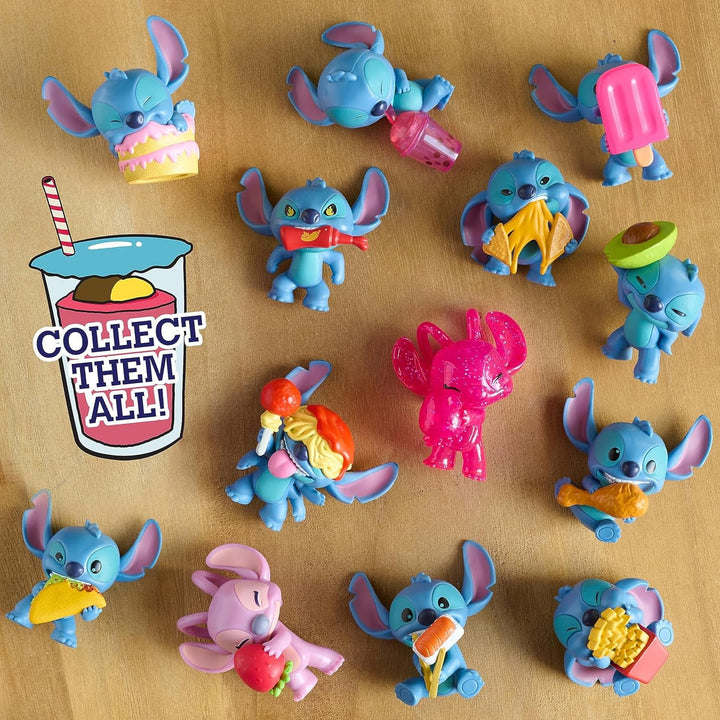 Just Play Disney Stitch Minifigurine de colecționat, pachet surpriză, figuri de colecționat mari de 5 cm, stilurile pot varia, jucării pentru copii de peste 3 ani