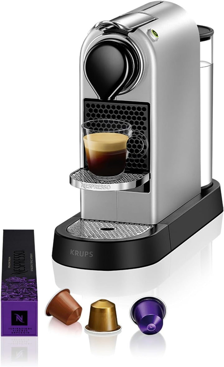 Nespresso Krups XN7615 Citiz&Milk mașină de capsule de cafea | 1260W | capacitatea rezervorului de apă 1L | presiunea pompei 19 bar | culoare roșu