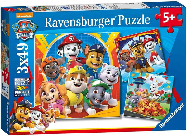 Ravensburger puzzle jigsaw pentru copii 3X49 piese - Paw Patrol - Paw Patrol