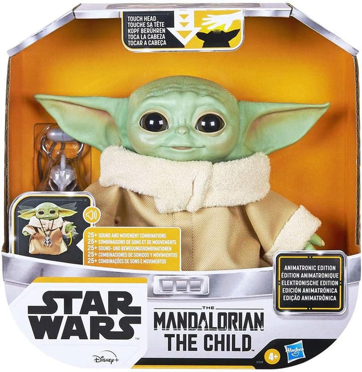 Star Wars Hasbro Gaming the Child Electronic Edition cu peste 25 de combinații de sunet și mișcare, jucăria Mandalorian