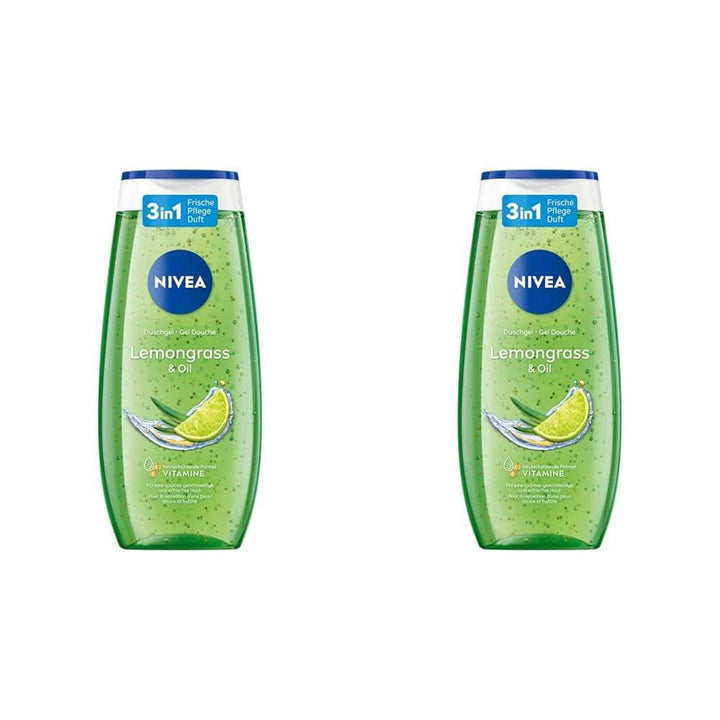 Gel de duș NIVEA Lemon Grass And Oil, 250 ml