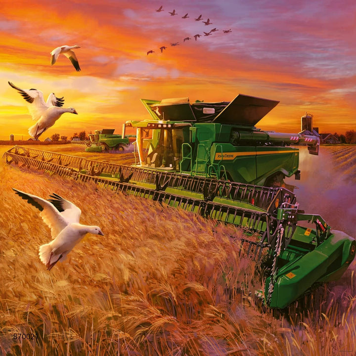 Ravensburger puzzle pentru copii 05173 - John Deere în acțiune - 3X49 piese puzzle pentru copii cu vârsta de 5 ani și peste