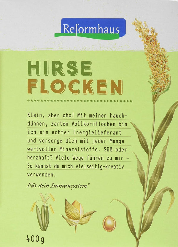 Hirse-Flocken Bio, 6Er Pack (6 X 400 G)