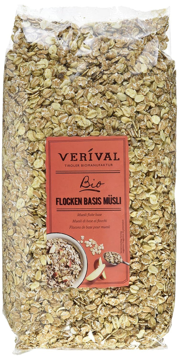 Verival Flocken Basis Müsli - Bio, 6Er Pack (6 X 1 Kg)