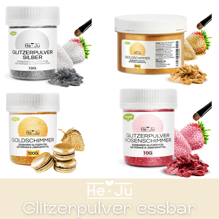 He-Ju Lebensmittelstift Schwarz Essbar Mit Zweifacher Spitzenausführung Vegan, Glutenfrei, Lebensmittelfarbe Schwarz Zum Malen Und Schreiben Auf Torten & Co. (1 Stück)