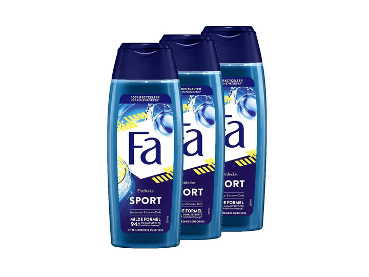 FA Gel de duș Sport, pachet de 6 x 250 ml