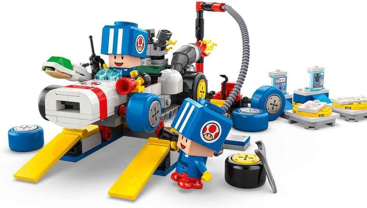 LEGO Super Mario: Mario Kart - Atelierul lui Toad, personaj Nintendo, jucărie personalizabilă, set de aventură, cadou pentru băieți, fete și gameri de la 8 ani 72035