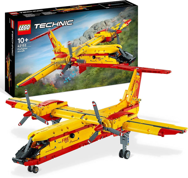 LEGO 42152 Technic Firefighting Plane Fireplane Jucărie ca idee de cadou pentru copii de la 10 ani, jucărie de construcție și decorare pentru grădiniță