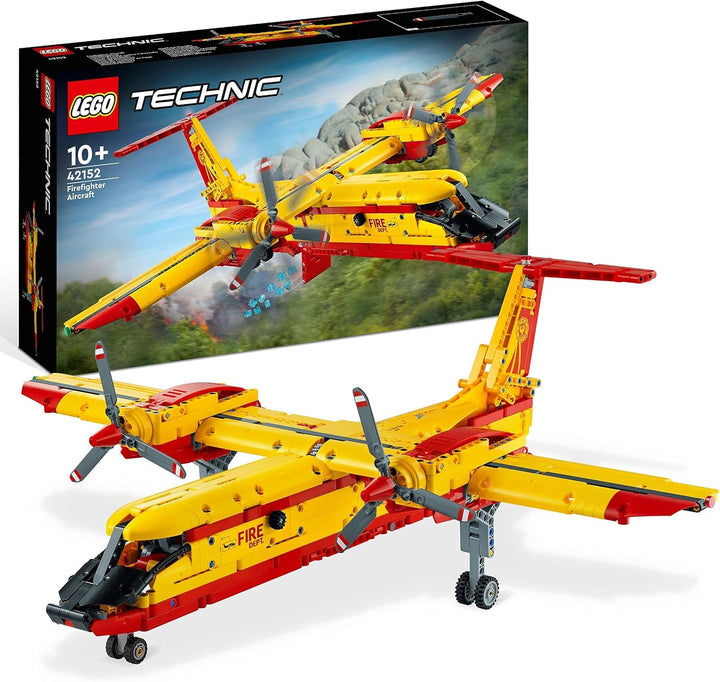 LEGO 42152 Technic Firefighting Plane Fireplane Jucărie ca idee de cadou pentru copii de la 10 ani, jucărie de construcție și decorare pentru grădiniță