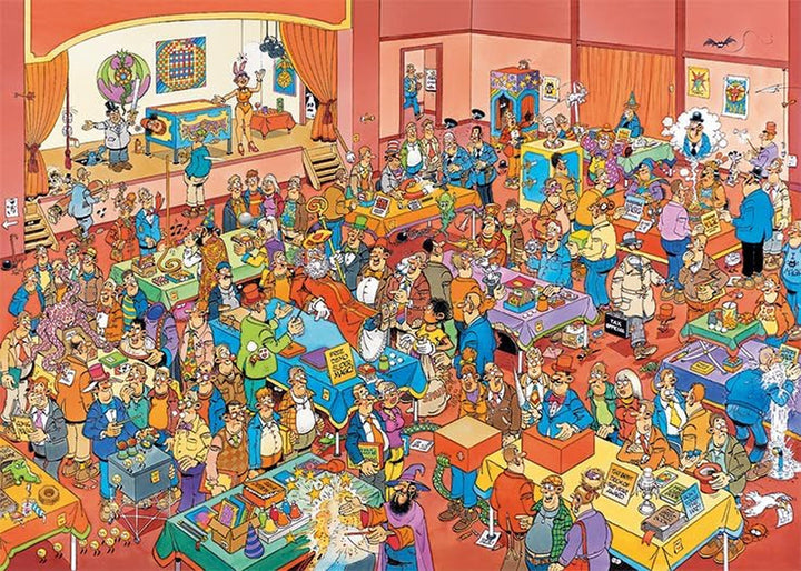 Târgul magicienilor, puzzle jigsaw 1000 piese adulți