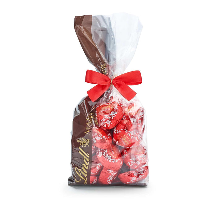 Lindt Schokolade LINDOR Schokoladenherzen | 500 G | Ca. 35 Herzen Aus Dunkler Schokolade (70 %) Mit Zartschmelzender Füllung | Pralinengeschenk | Schokoladengeschenk