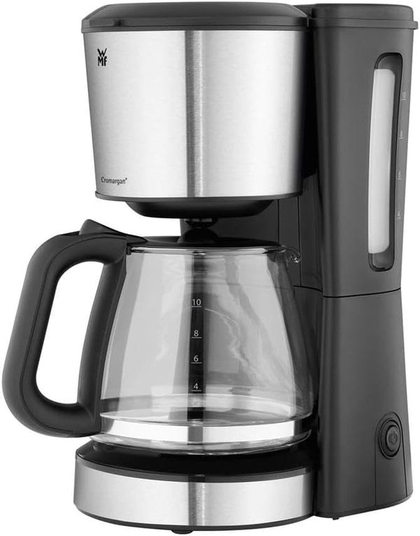 WMF Bueno filtru de cafea Cu ulcior de sticlă, filtru de cafea, 10 cești, buton start/stop, opritor de picurare, filtru pivotant, oprire automată, placă de încălzire, 1000W