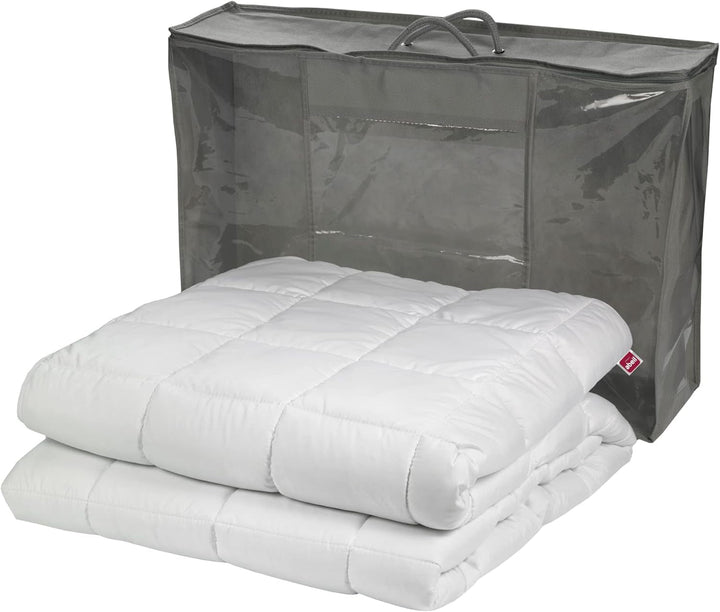 Abeil pătură ponderată, 7,5 kg, 220 X 240 cm, efect calmant, alb