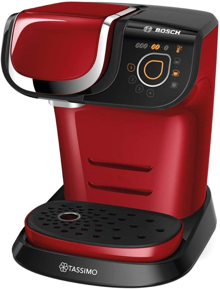Aparat de cafea cu capsule Tassimo My Way 2 TAS6502 de la Bosch, Cu filtru de apă, Peste 70 de băuturi, Personalizare, Complet automat, Preparare ușoară, 1.500 wați, 1,3 litri, Negru
