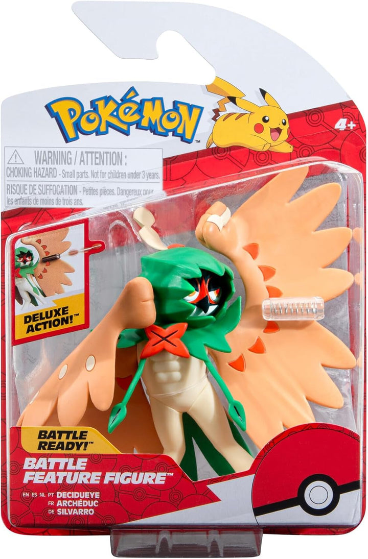 Pokémon PKW3035 - Battle Feature Figure - Turtok, figură mobilă oficială, 11.5 cm