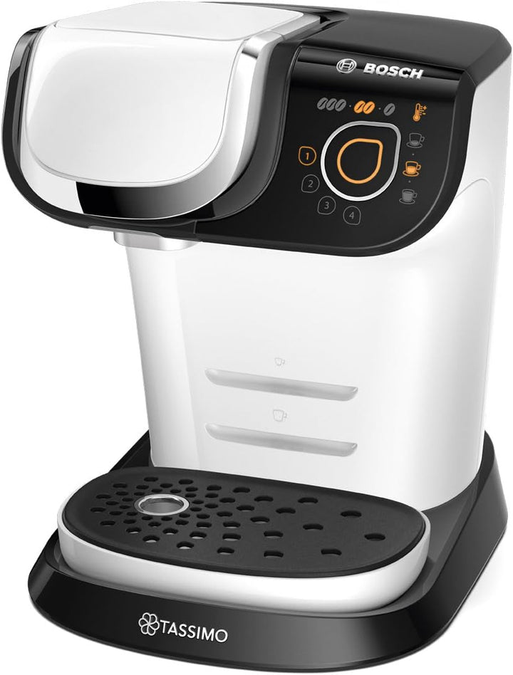 Aparat de cafea cu capsule Tassimo My Way 2 TAS6502 de la Bosch, Cu filtru de apă, Peste 70 de băuturi, Personalizare, Complet automat, Preparare ușoară, 1.500 wați, 1,3 litri, Negru