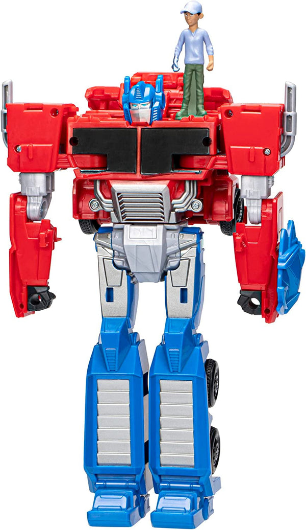 Transformers Earthspark Spin Changer Optimus Prime figurină (20 cm) cu Robby Malto figurină (5 cm), de la 6