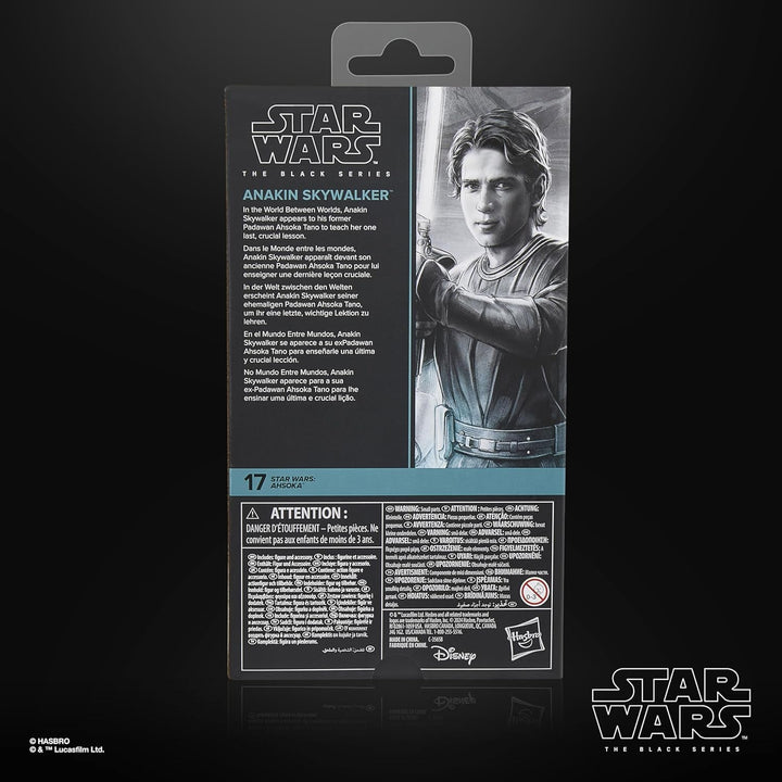 Star Wars Seria Neagră Anakin Skywalker, Star Wars: Ahsoka Figura de acțiune premium de colecționat (15 cm)
