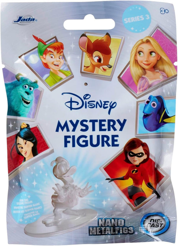 Jada Toys Disney Figure (1X Mystery Figure In Blind Pack) - 1 Surprise Collectible Figure From 12 Disney Figures, Nano Metal Figure (Aprox. 4 Cm) For Children & Fans From 3 Years, Series 3