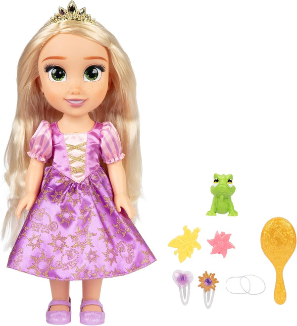 Disney Princess Singing Rapunzel Doll 35 Cm, Cântă "I See the Light", Include accesorii pentru mai multă distracție, Perfectă pentru fetițe cu vârsta peste 3 ani, Violet