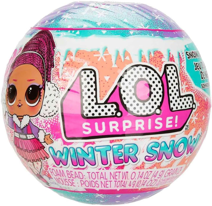 L.O.L. Surpriză! Winter Snow Tot - 1 păpușă de colecționat cu surpriza magică a zăpezii, învelită orb, 8 păpuși de colecționat, modă și accesorii Frosty Cool, cadou pentru copii 4+