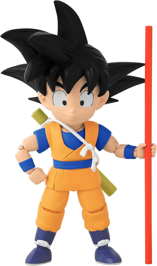 BANDAI - Dragon Ball Daima Kid Goku - Figură Dragon Star 17 cm - Figură Kid Goku cu accesorii - Licență oficială Dragon Ball - Figură mini Goku mobilă - Jucărie de la 4 ani - 40735