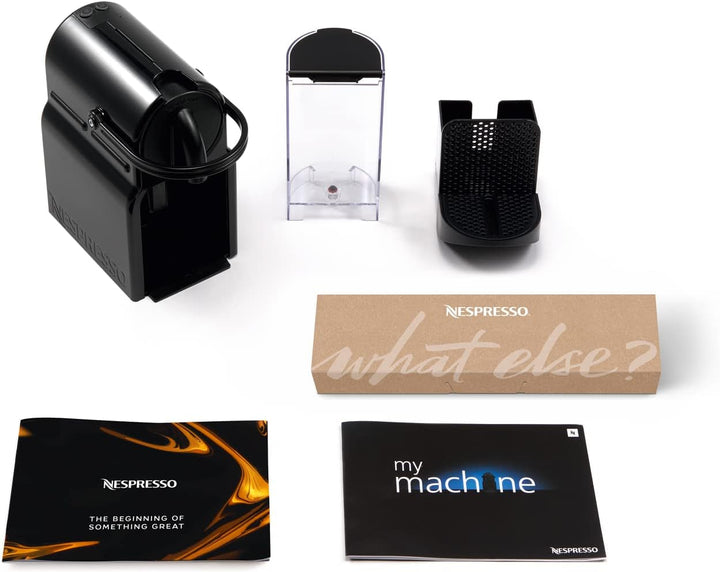 Aparat cu capsule Nespresso De'Longhi EN 80.B Inissia, Pompă de înaltă presiune și funcție de economisire a energiei, Oprire automată 9 minute, Capacitate pentru espresso și lungo, Rezervor de apă 0,7 L, Negru