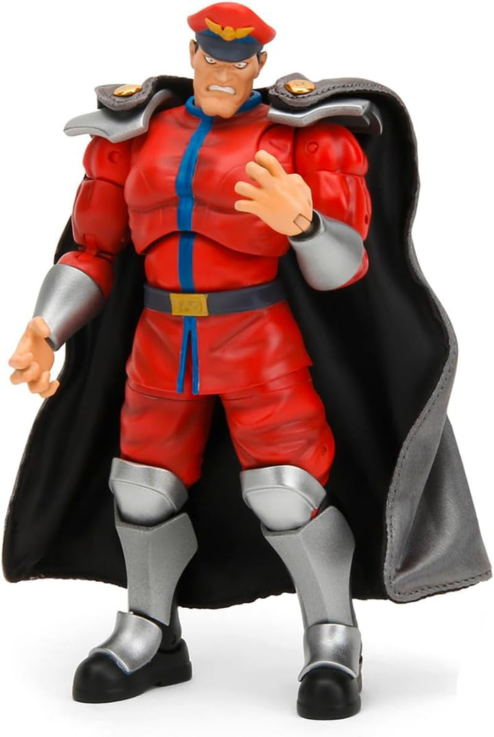 Jada Toys Street Fighter Figure Guile (15 Cm) - Personaj mobil de colecție și de acțiune din Street Fighter 2: The Final Challengers, cu cap, mâini și accesorii alternative, vârsta 13+