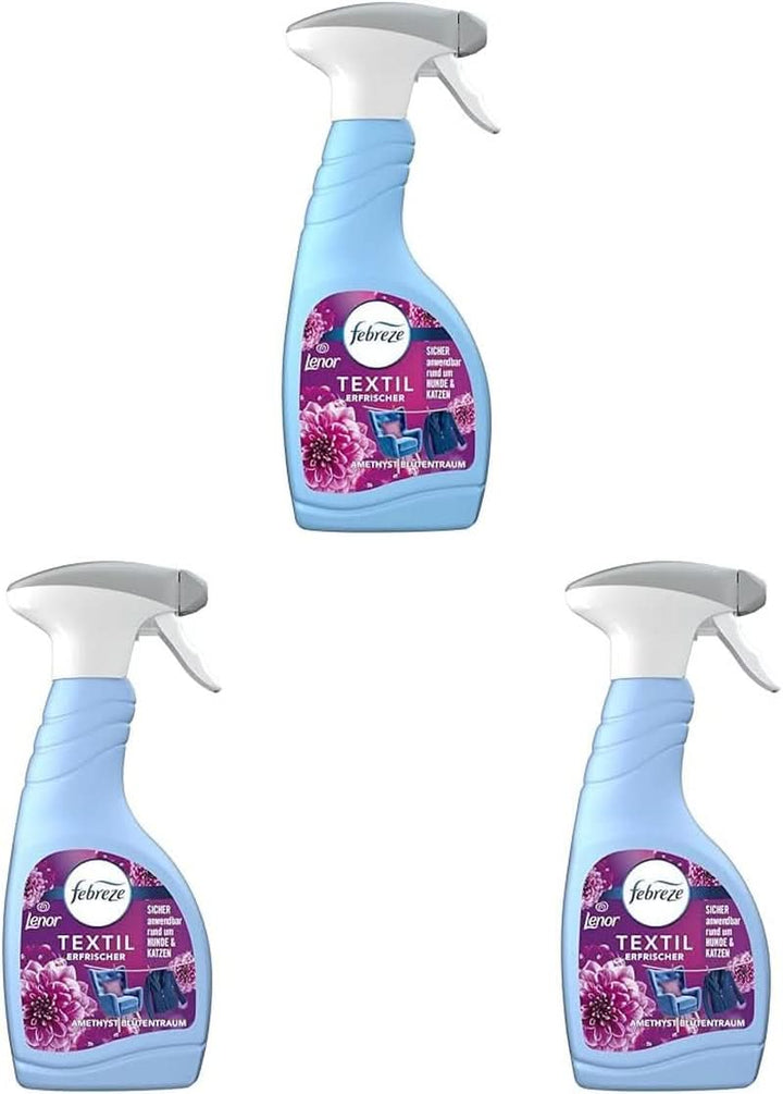 Febreze Detergent textil Lenor Amethyst Floral Dream, albastru, 500 ml