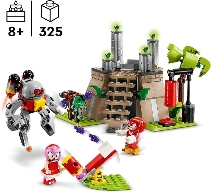 LEGO Sonic the Hedgehog Knuckles And The Shrine Of Master Emerald, jucărie de colecționat, cadou pentru gameri, set de construcție de aventură pentru băieți și fete de la 8 ani 76998
