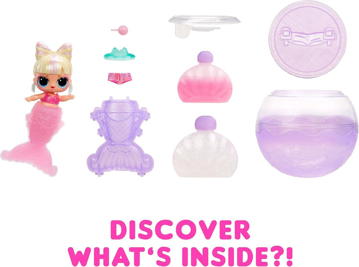 L.O.L. Surprise! Mermaids Tots - Mini păpuși la modă cu cozi care își schimbă culoarea - Potrivit pentru colecționari, fete și băieți cu vârsta de 4 ani și peste