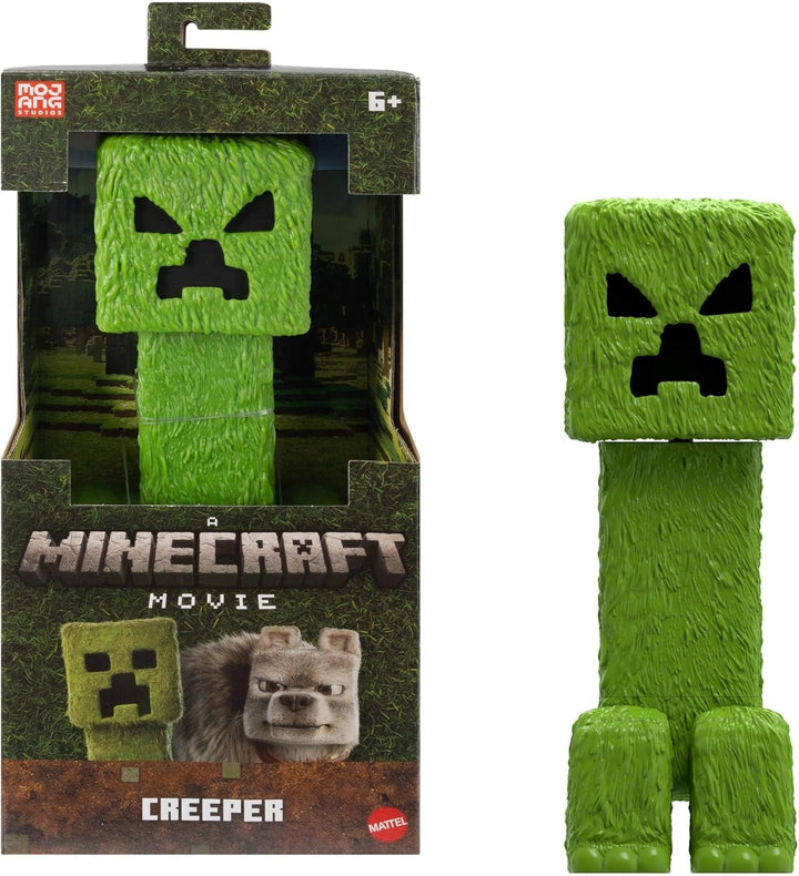 Mattel Minecraft Story Set cu 4 figurine de acțiune și 3 accesorii, Encounters In The Overworld Set, inspirat de un film Minecraft, jucărie de colecție, JFR70