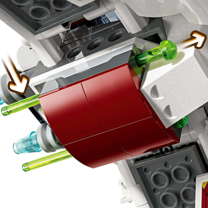 LEGO Star Wars 75401 Interceptorul Jedi al lui Ahsoka, Starfighter pentru fanii Războiului Clonelor, Ahsoka Tano & Anakin Skywalker Minifigures, cu săbii laser și R7-A7, pentru băieți și fete de la 8 ani în sus