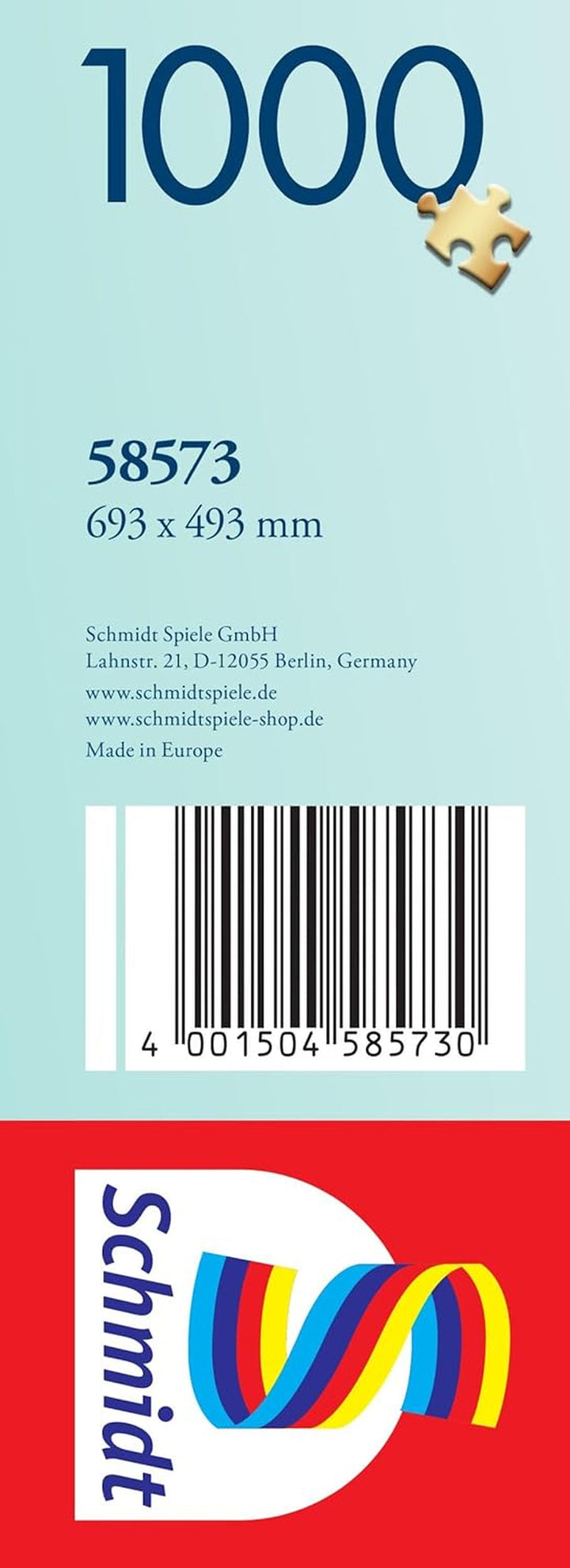 Schmidt Spiele 58573 Jeff Haynie, Mit Dem Wohnwagen Am Meer, puzzle jigsaw 1000 piese