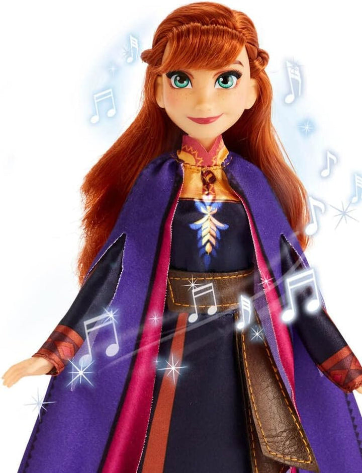 Hasbro Ice Queen Singing Anna păpușă cu muzică în rochie violet la Disney's The Ice Queen 2, jucărie pentru copii de la 3 ani 57237830 Multicolor