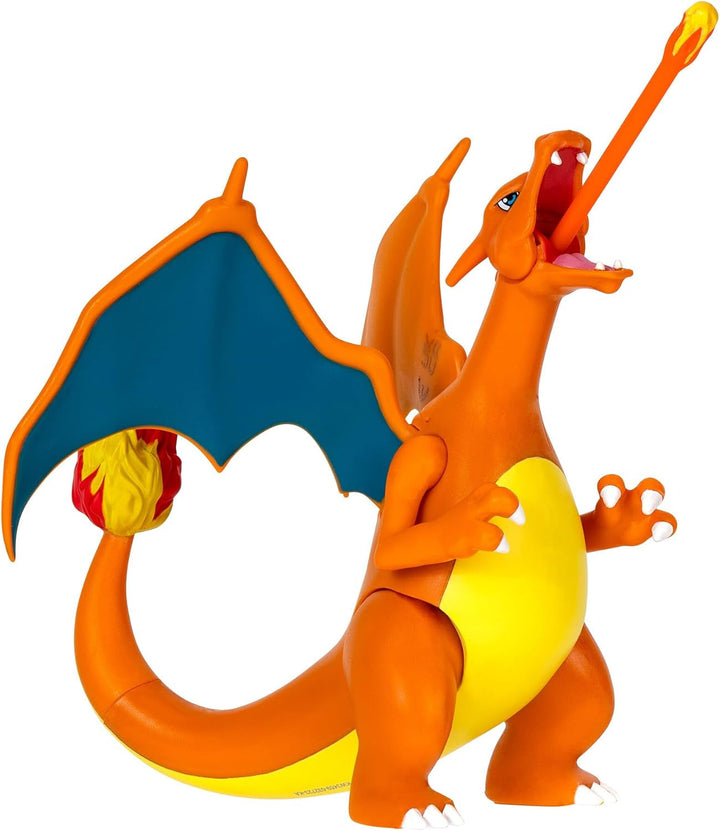 Pokémon PKW3459 - Battle Figure Pack - Glurak & Pikachu, Glurak mobil cu Pikachu