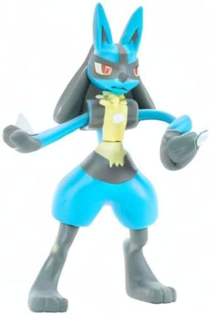Pokemon Figura Set 8 Pack - 5-11 Cm Figura - Garchomp, Pikachu, Eevee, Lucario, Riolu, Munchlax, Glaceon & Leafeon - New 2023 - Official Toy
