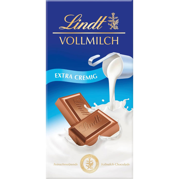 Lindt Schokolade Doppelmilch | 100G Tafel | Aus Zartschmelzender Doppelmilch-Schokolade | Schokoladentafel | Schokoladengeschenk