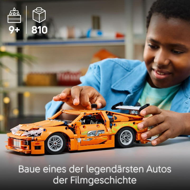 LEGO Technic Fast and Furious Toyota Supra MK4 - Mașină de jucărie - Cu motor cu 6 cilindri și uși care se deschid - Set de modele pentru băieți și fete de peste 9 ani - Idee de cadou pentru ziua de naștere 42204