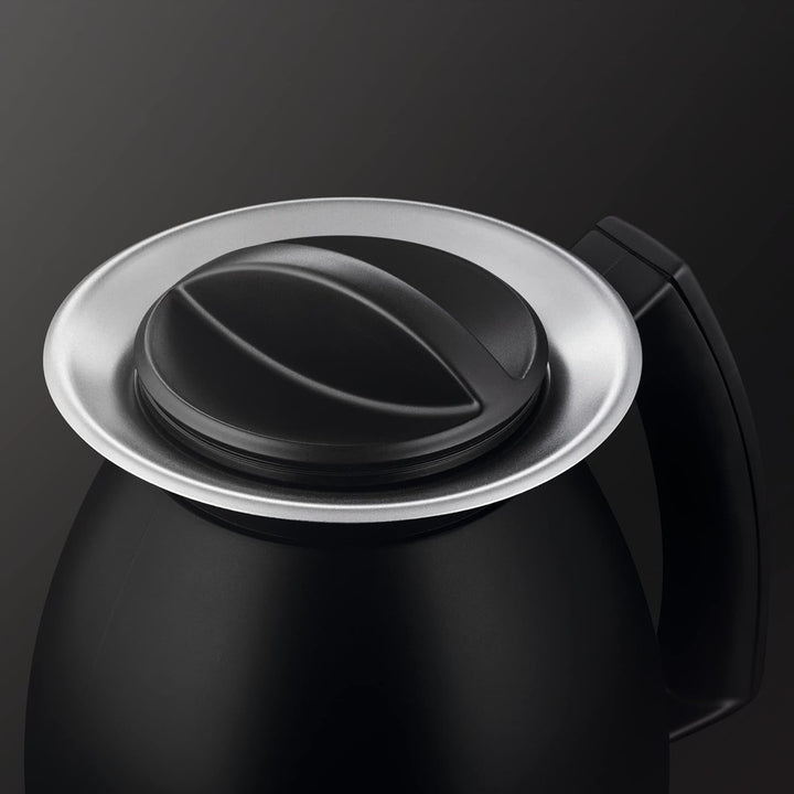 Cafetiera cu filtru Krups Duothek Thermo KT8501 | Două carafe cu vid separate | Performanță de izolare foarte bună | 2 X 850 W | 2 X 8 cești | Negru